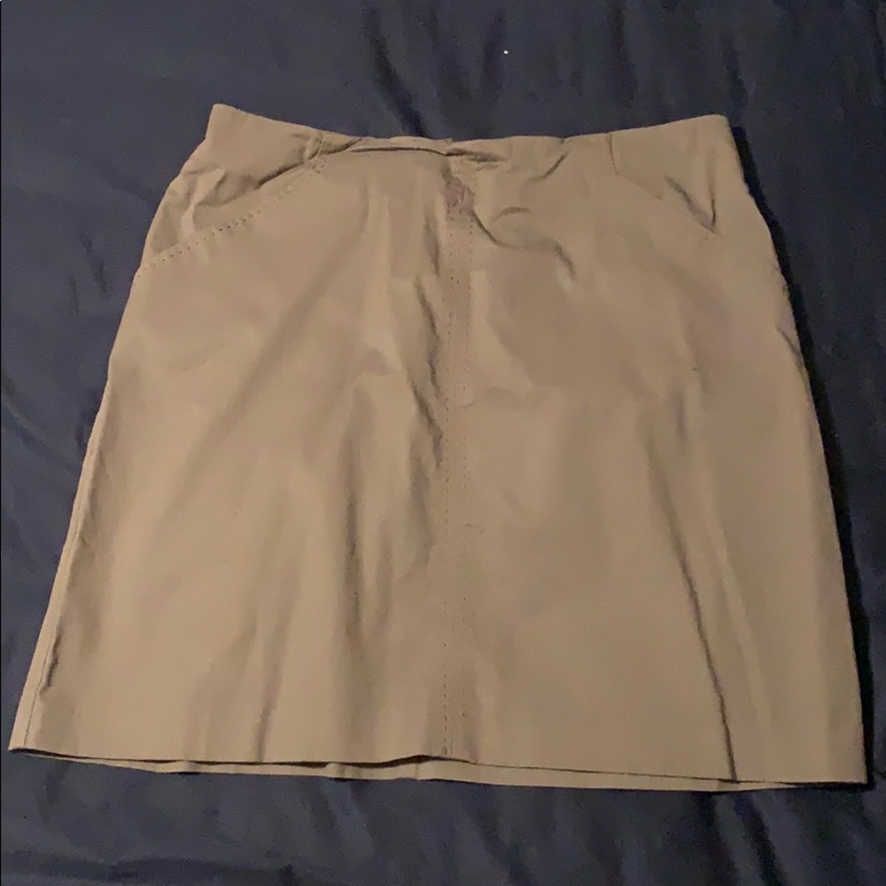 Jacob Short Khakis Skirt.